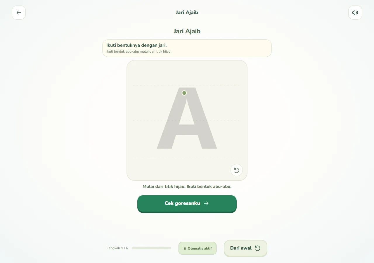 Jari Ajaib: follow the shape